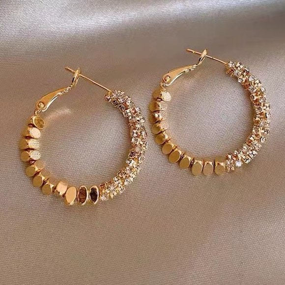 Golden silver pieces unique circle - Picture 3 of 5